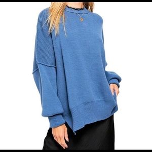 Free People Easy Street Tunic Sweater S NWT